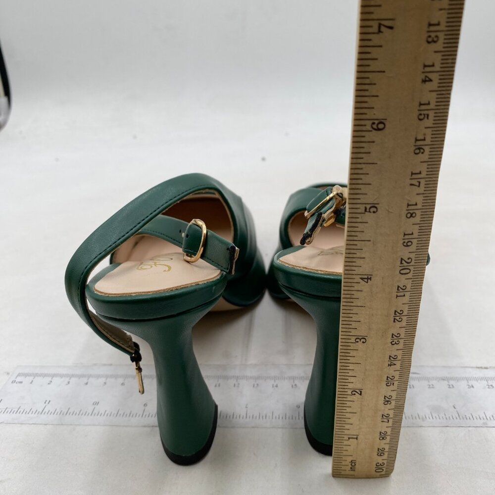 Fowt Green Platform Square Toe Block High Heels A… - image 5